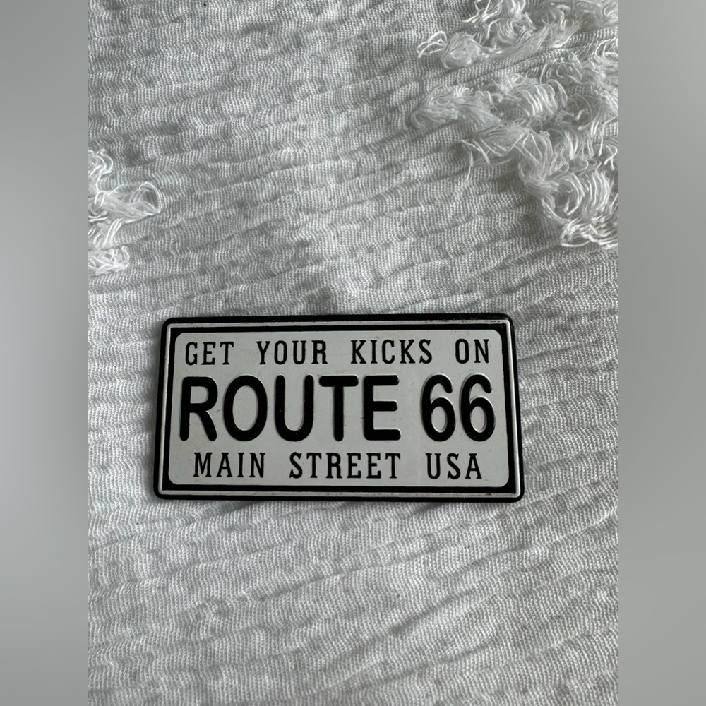 Historic Route 66 Fridge Magnet Souvenir Family Vacation Cars